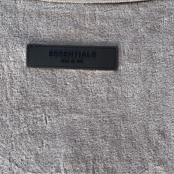 Fear of God Essentials Sleeveless Velour Polo Size Medium - Picture 6 of 7